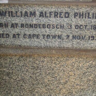 PHILLIP William Alfred 1860-1935