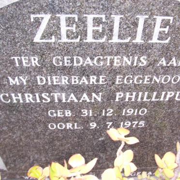 ZEELIE Christiaan Phillipus 1910-1975