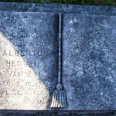 ZYL Albertus Hendrik, van 1913-1966