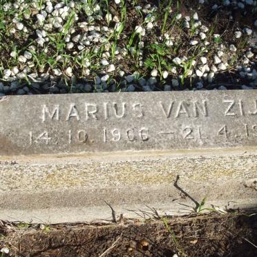 ZIJL Marius, van 1906-1968