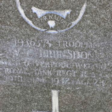 BRUNSDON V.C. -1942