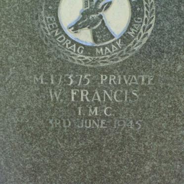 FRANCIS W. -1945