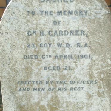 GARDNER H. -1901