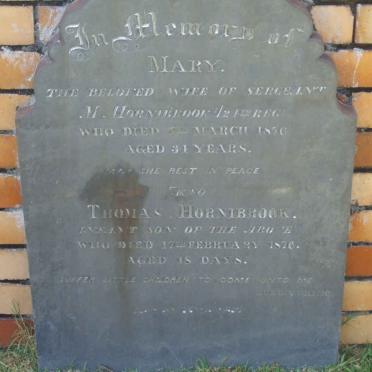 HORNIBROOKE Mary -1876 :: HORNIBROOKE Thomas -1876