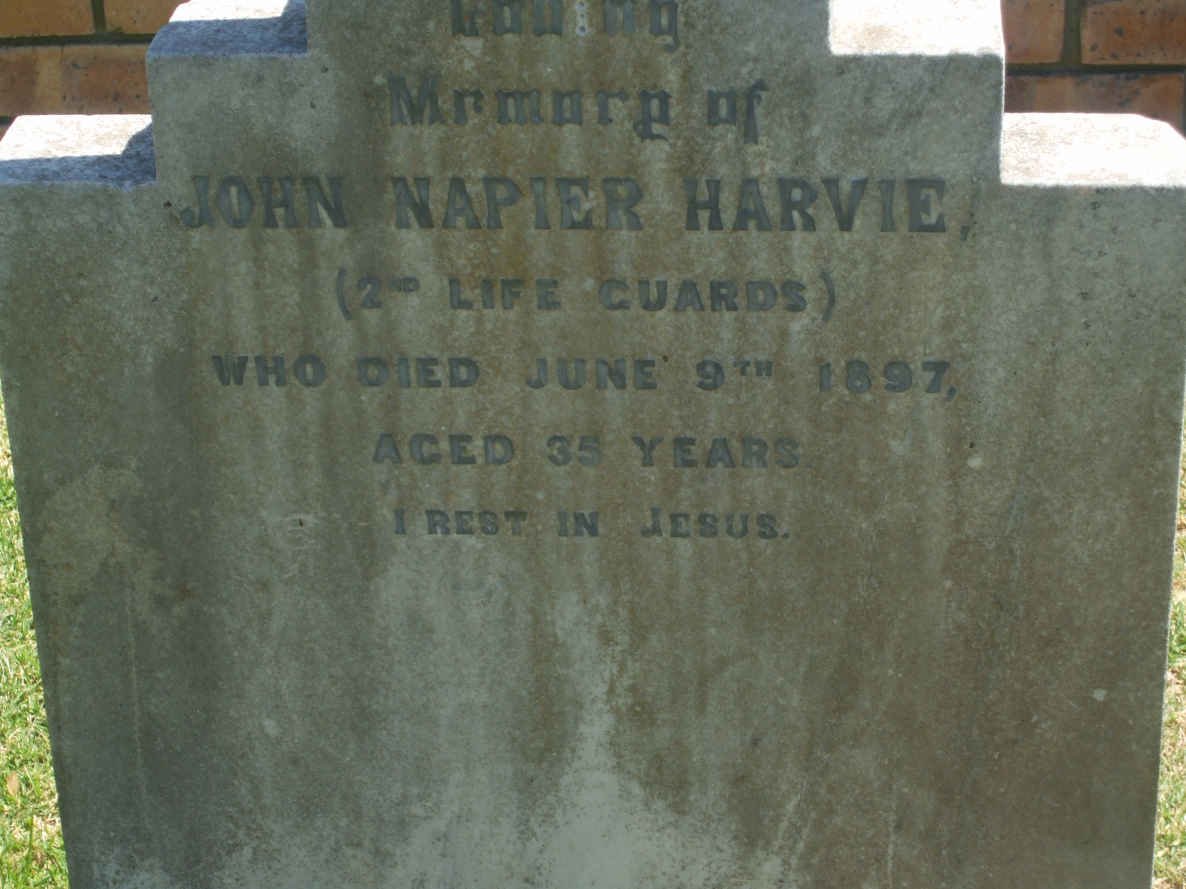 HARVIE John Napier -1897