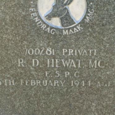 HEWAT R.D. -1944