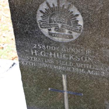 HUCKSON H.G. -1916