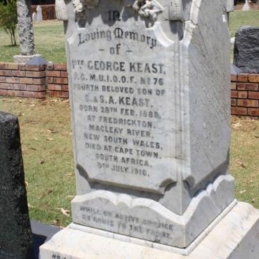 KEAST G. 1888-1916