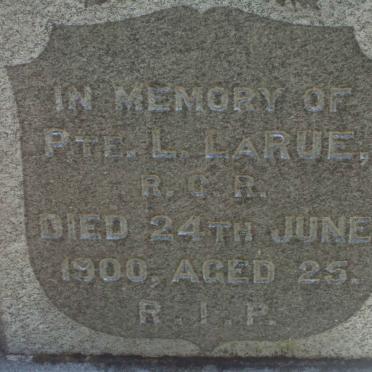 LARUE L. -1900