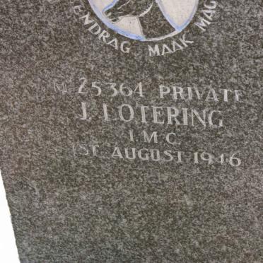 LOTERING J. -1946