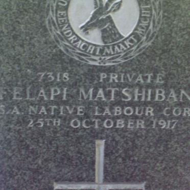 MATSHIBANI Felapi −1917