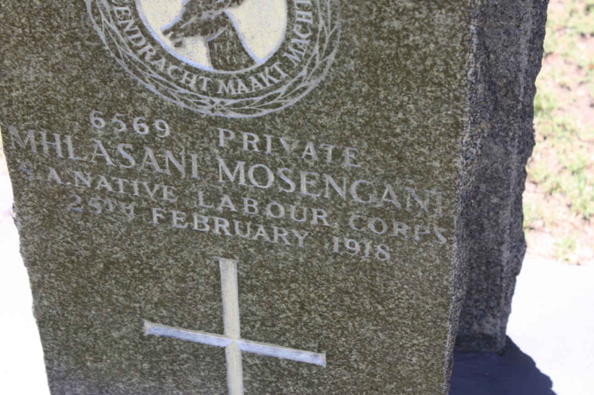 MOSENGANI Mhlasani -1918