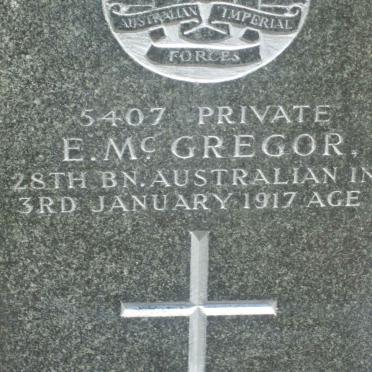 McGREGOR E. -1917