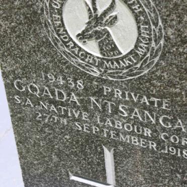 NTSANGANI Gqada -1918
