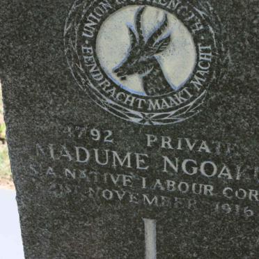 NGOAKU Madume -1916