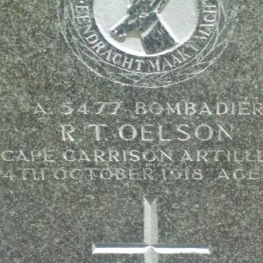 OELSON R.T. −1918