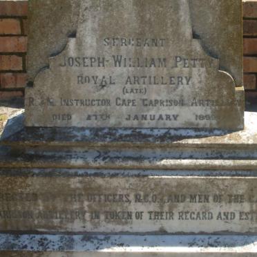 PETTY Joseph William -1899