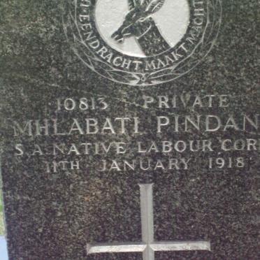 PINDANE Mhlabati −1918