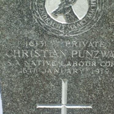 PUNZWAYO Christian −1919