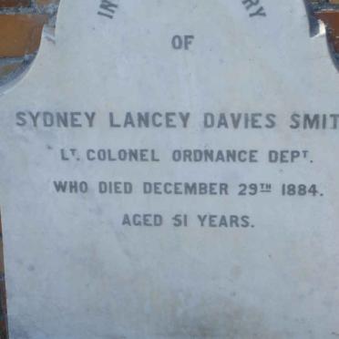 SMITH Sydney Lancey Davies -1884