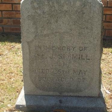 SIMMILL J. -1900