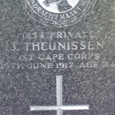 THEUNISSEN J. −1917