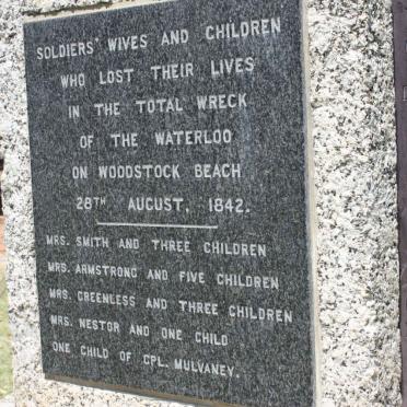 06. Monument of the Soldier's wives &amp; Children on the Waterloo 1842