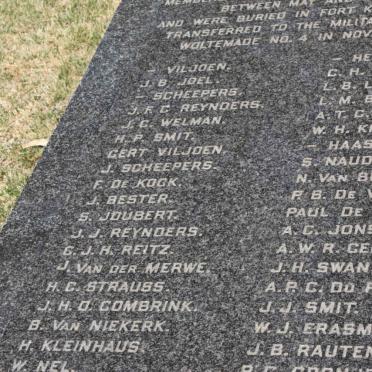 3. Republican Forces who were buried in Fort Knokke Cemetery1900 &amp; re-interred in 1927