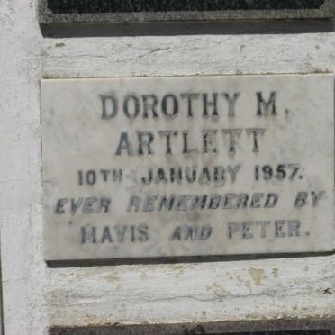 ARTLETT Dorothy M. -1957