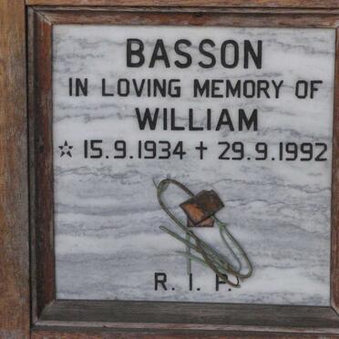 BASSON William 1934-1992