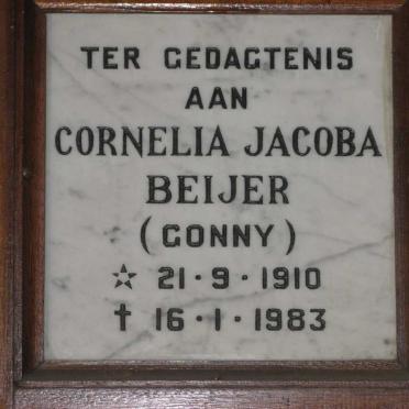 BEIJER Cornelia Jacoba 1910-1983