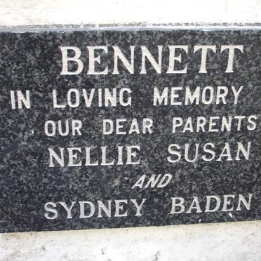 BENNETT Sydney Baden &amp; Nellie Susan
