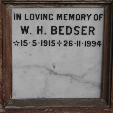 BEDSER W.H. 1915-1994