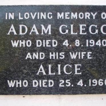 CLEGG Adam -1940 &amp; Alice -1966