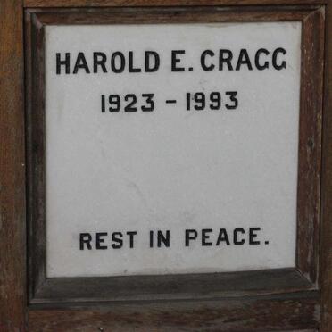 CRAGG Harold E. 1923-1993