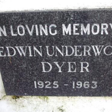 DYER Edwin Underwood 1925-1963