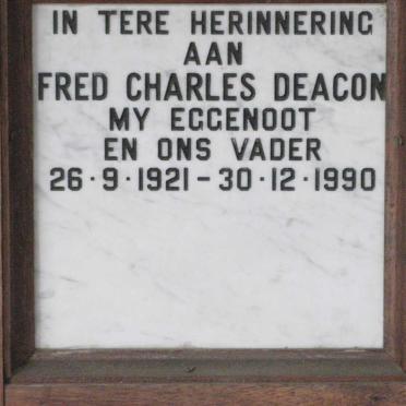 DEACON Fred Charles 1921-1990