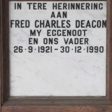 DEACON Fred Charles 1921-1990