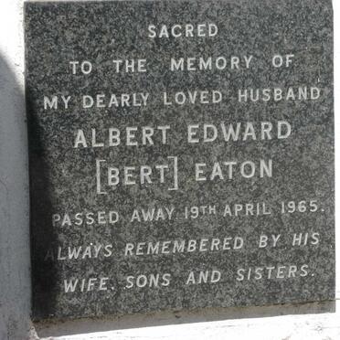 EATON Albert Edward -1965