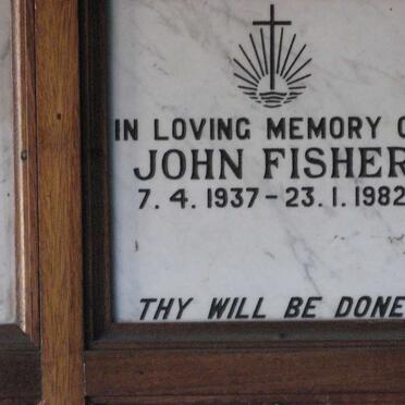 FISHER John 1937-1982