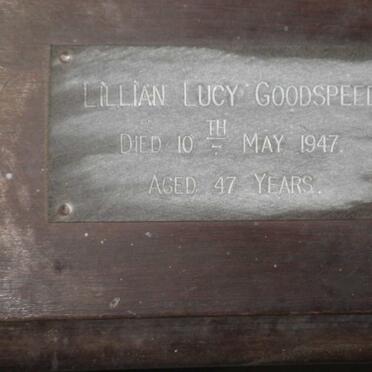 GOODSPEED Lillian Lucy -1947