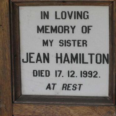 HAMILTON Jean -1992