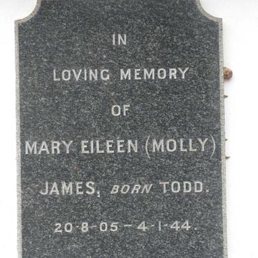 JAMES Mary Eileen nee TODD 1905-1944