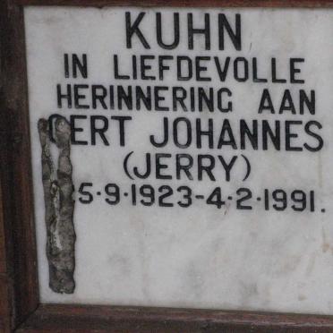 KUHN Gert Johannes 1923-1991