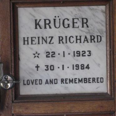 KRUGER Heinz Richard 1923-1984