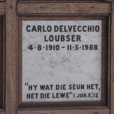 LOUBSER Carlo Delvecchio 1910-1988
