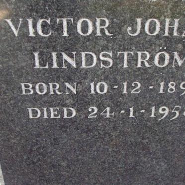 LINDSTROM Victor Johan 1895-1958