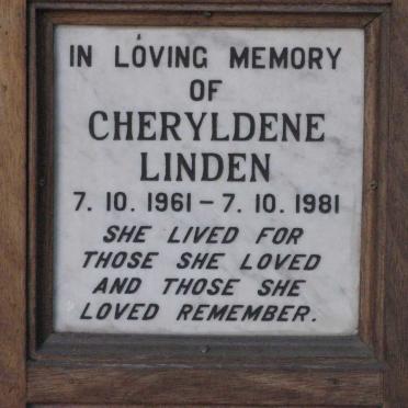 LINDEN Cheryldene 1961-1981