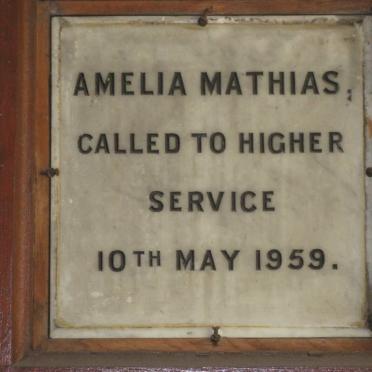 MATHIAS Amelia -1959