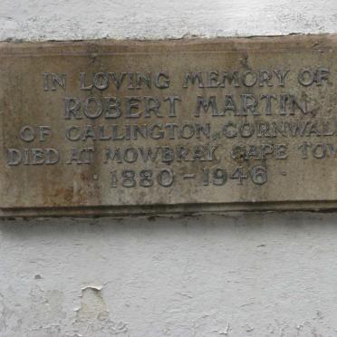 MARTIN Robert 1880-1946